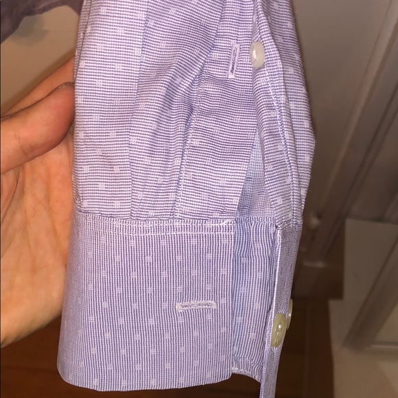 {Calvin Klein} XL purple long button down shirt - Picture 12 of 13